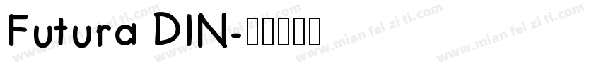 Futura DIN字体转换